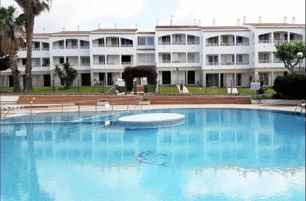 Apartamento Bajo Con Piscina Macarella Cala'N Blanes  Exterior foto